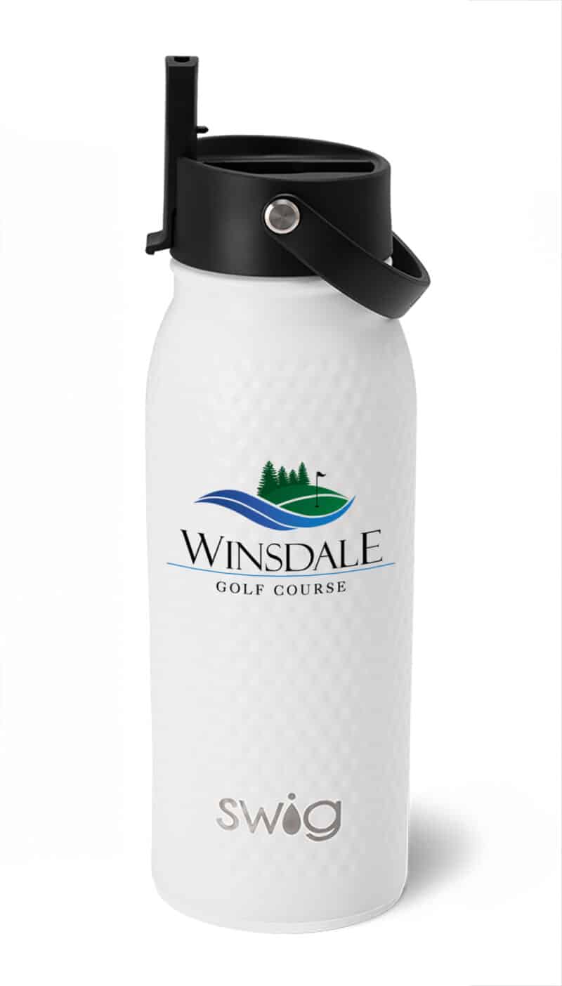 Swig Life Golf Themed Water Bottle 36oz - Full Color Imprint