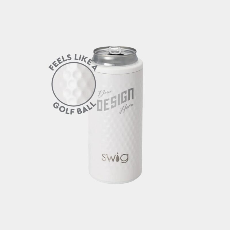12 oz SWIG® Golf Slim Stainless Steel Insulated Can Cooler - 1