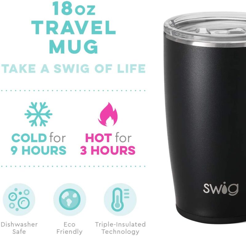 18 Oz. Swig Life® Travel Mug w/Handle and Lid - 5