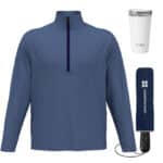 Callaway® Men's Golf Pullover & Weatherman® Umbrella Gift Set