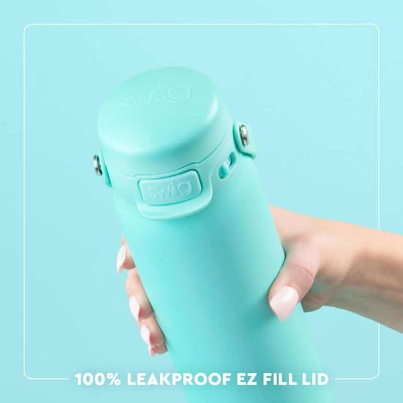 22 oz SWIG® Stainless Steel Insulated Leakproof EZ Fill Water Bottle - 3