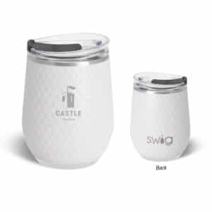12 Oz. Swig Life™ Golf Ball Stainless Steel Stemless Wine Tumbler