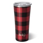 22 Oz. Swig Life Buffalo Plaid Stainless Steel Tumbler - 2